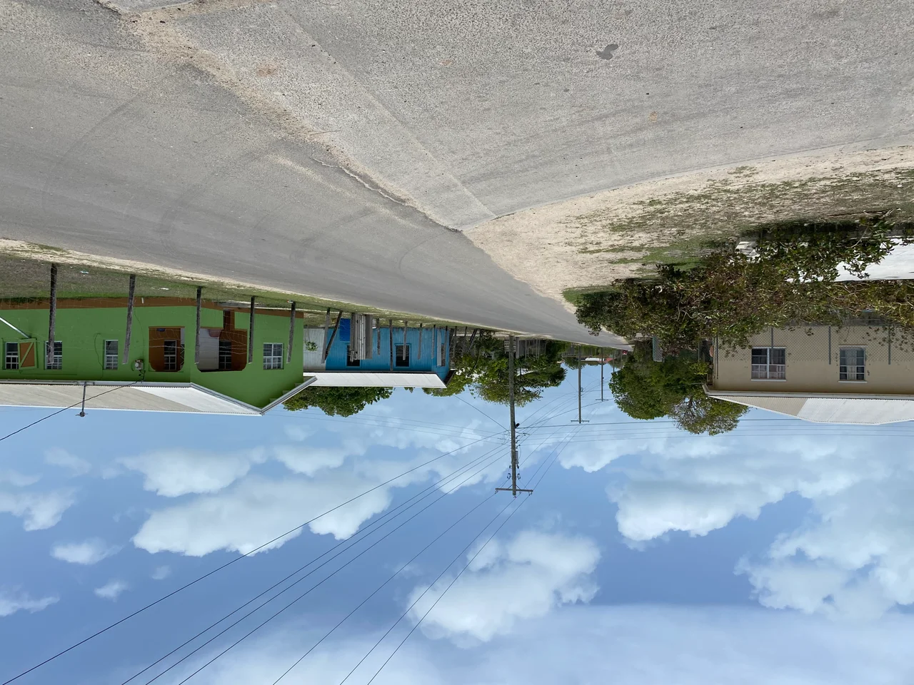 Top Mission Street in Codrington, Barbuda, near the airport and River Road.