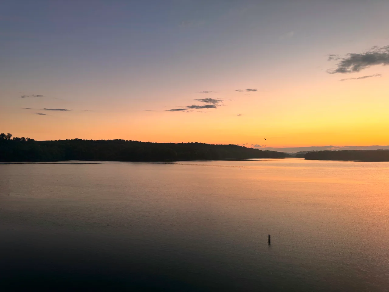 Lake Hartwell in Clemson, South Carolina