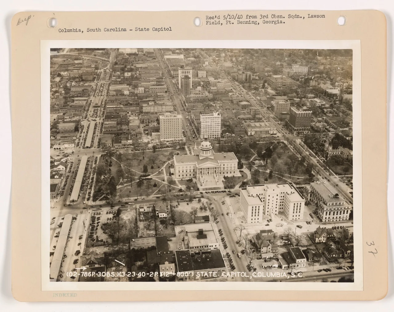 South Carolina State House from the 15th floor of Capitol Center