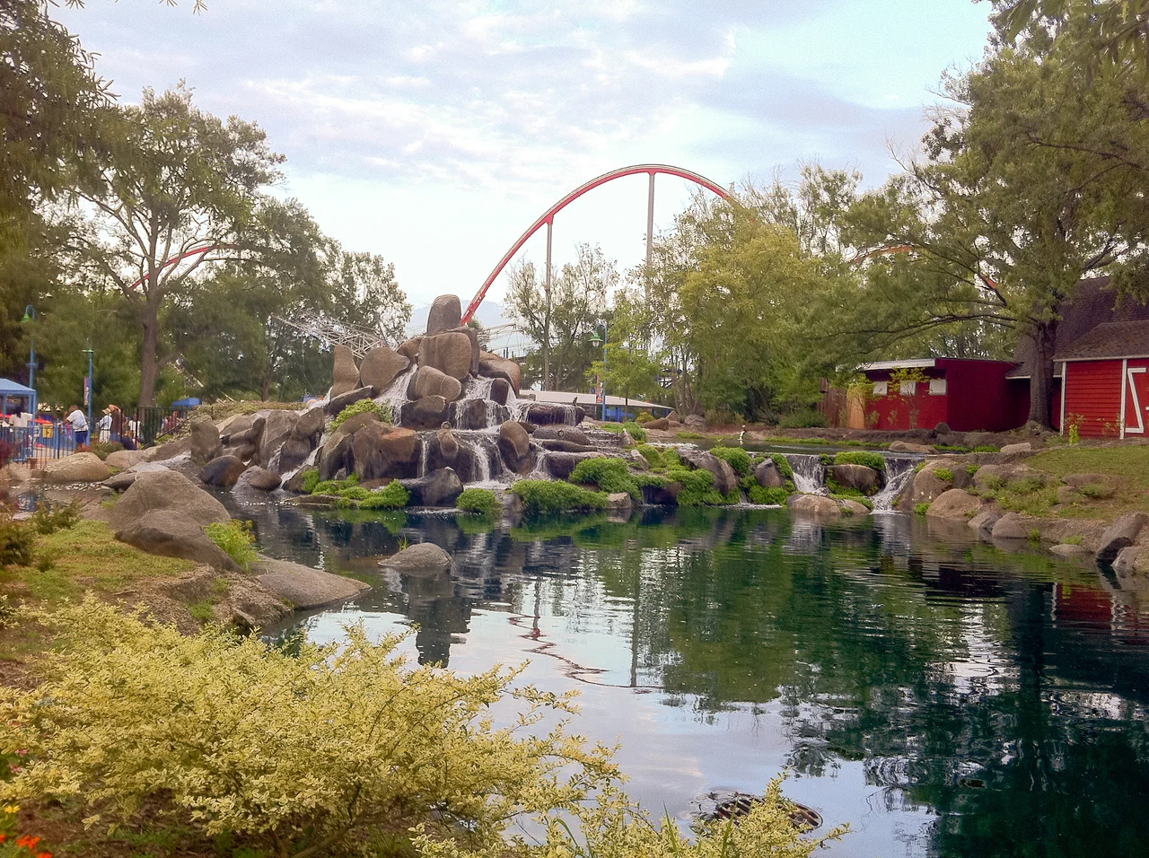 500px provided description: Carowinds In The Evening [#usa ,#themepark ,#carowinds]