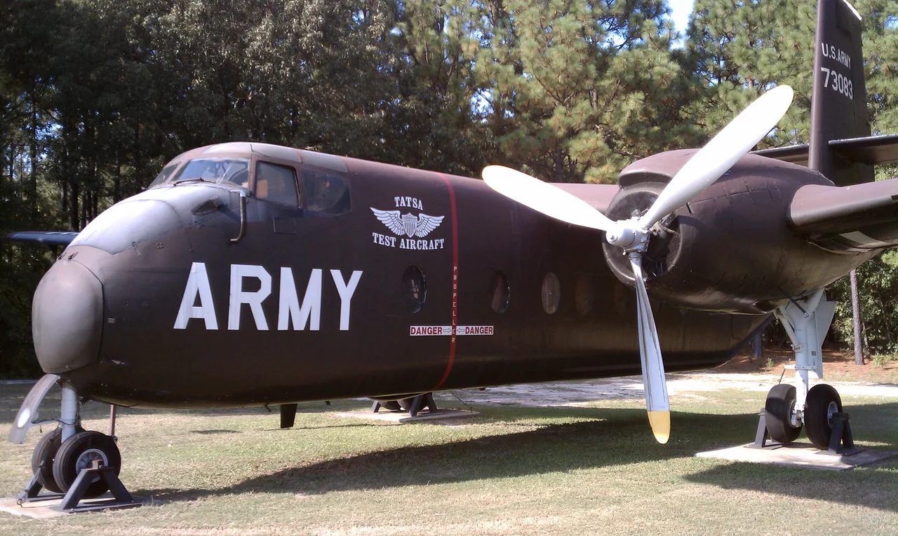 C-7 Caribou on display at the 82nd Airborne War Memorial Museum at Fort Bragg, NC