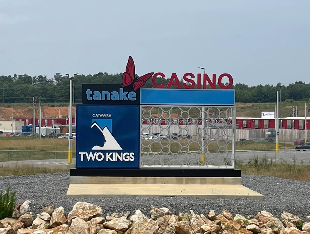 Two Kings Casino Prelaunch from Kings Mountain Blvd June 2023