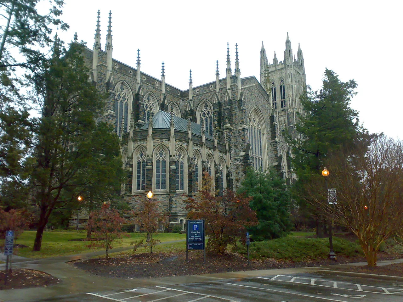 Duke Chapel, at Duke University western campus
