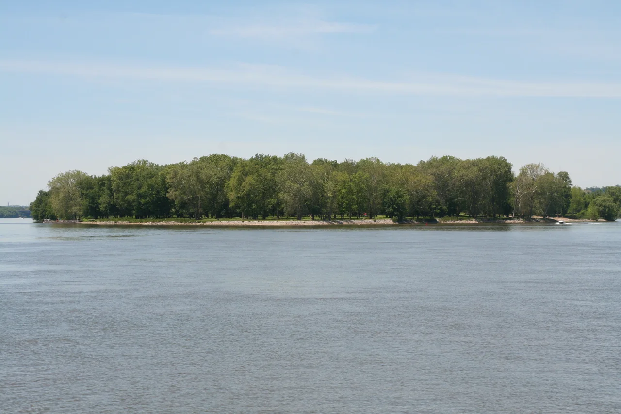 Blennerhassett Island from the north.