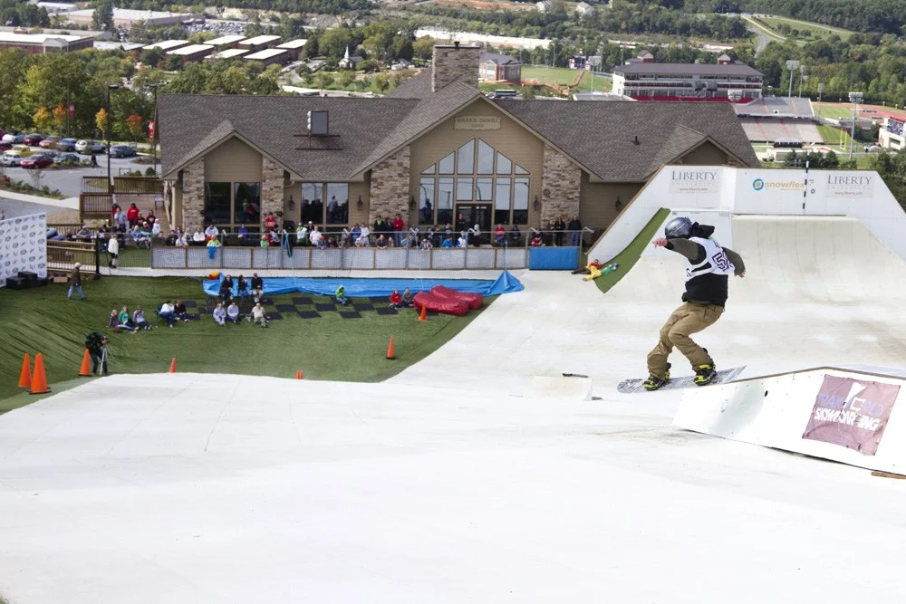 Top of Snowflex overlooking Liberty Mountain Snowflex Centre at Liberty University