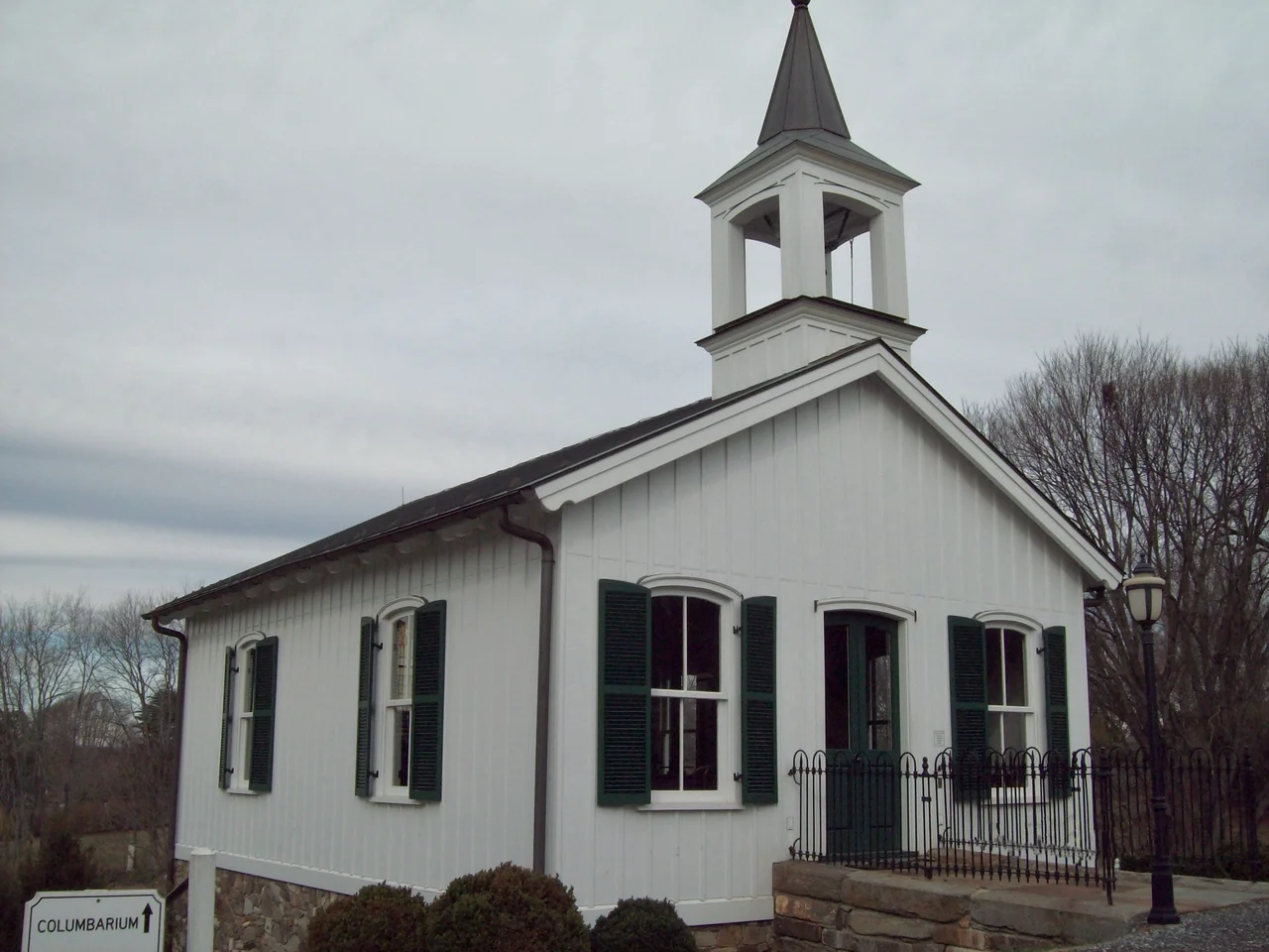 Chapel and Columbarium, Old City Cemetery, Lynchburg VA, November 2008