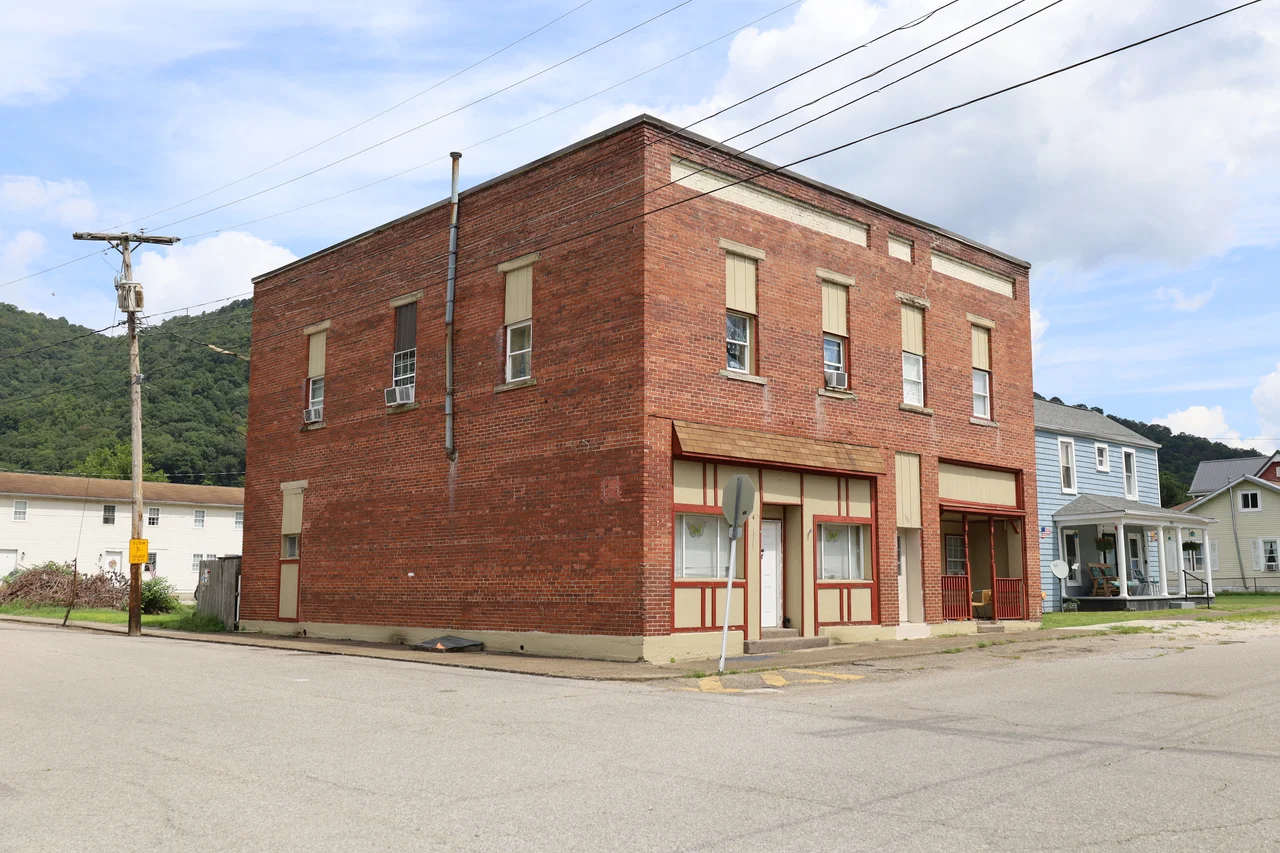 I.O.O.F. Building in Pratt Historic District in West Virginia in 2021