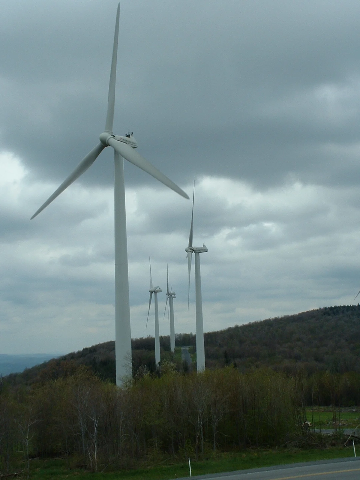 Wind Farm in Tucker County, West Virginia, USA