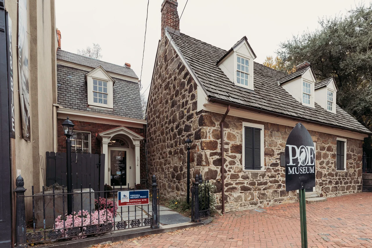 The Entrance to The Poe Museum and the Old Stone House
