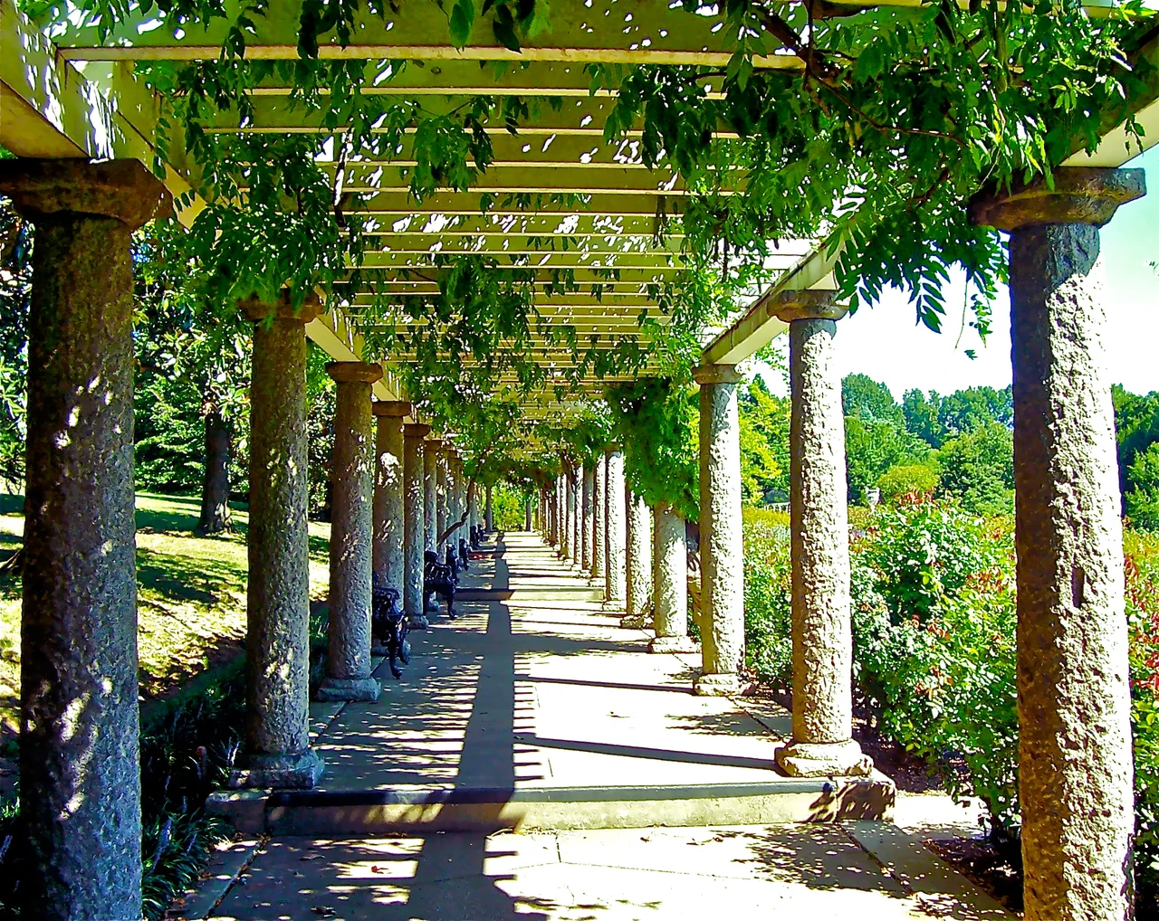 pergola at Maymont Park, Richmond Virginia