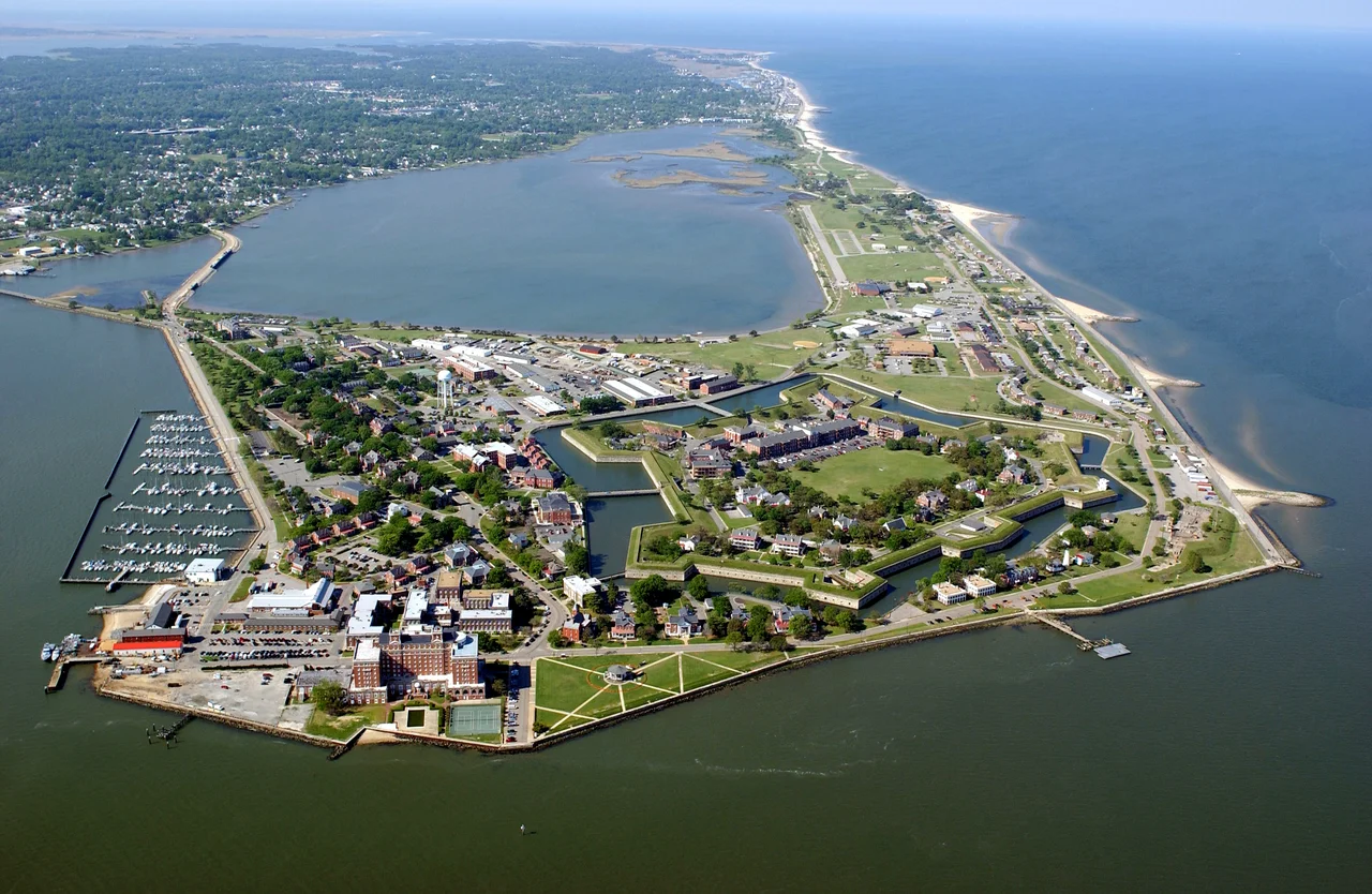 Fort Monroe, Virginia, from the Air
US Army Photo
