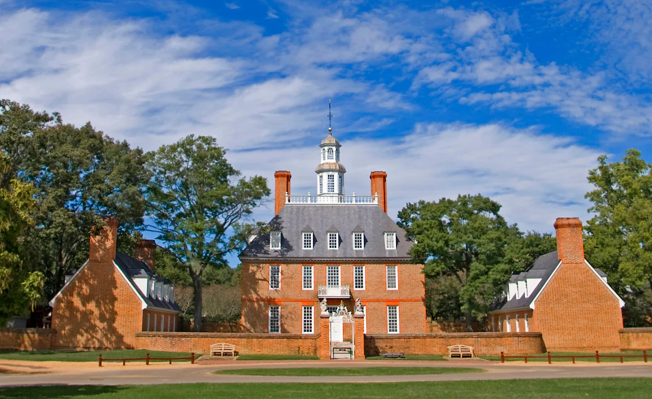The Governor's Palace in Williamsburg, Virginia, 2pm on September 20, 2012, using a Nikon D80.
