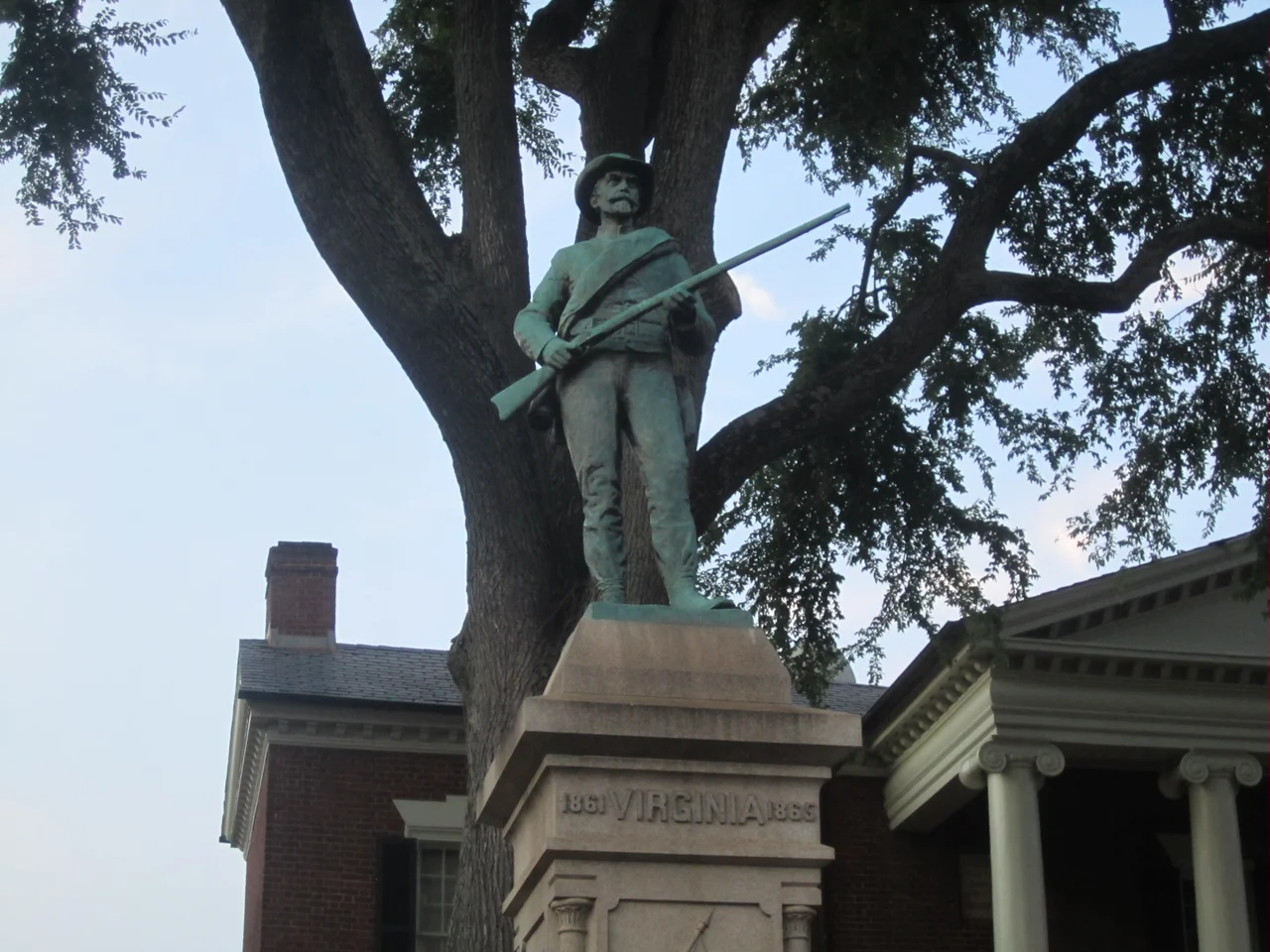 Court Square in Charlottesville, Virginia.