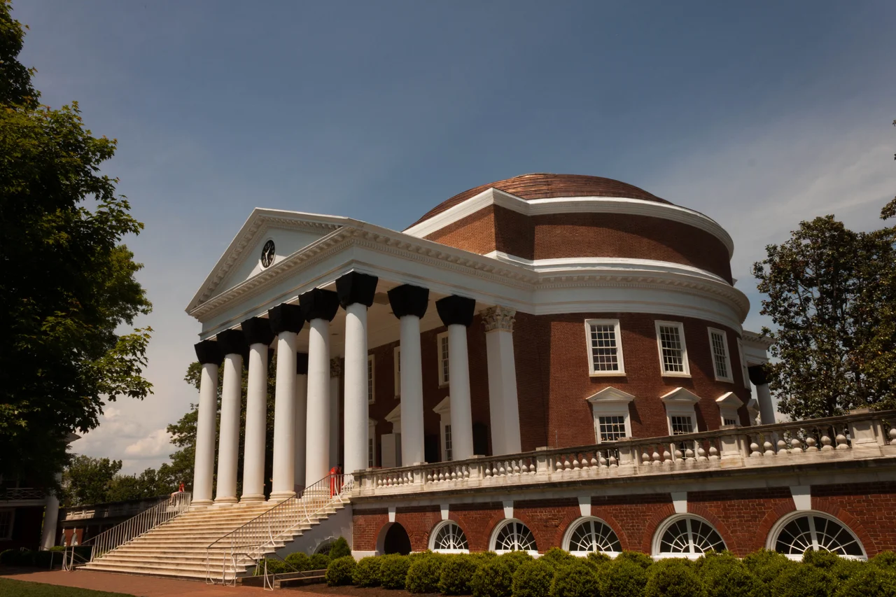 The Rotunda at the University of Virginia. Charlottesville, Virginia, United States