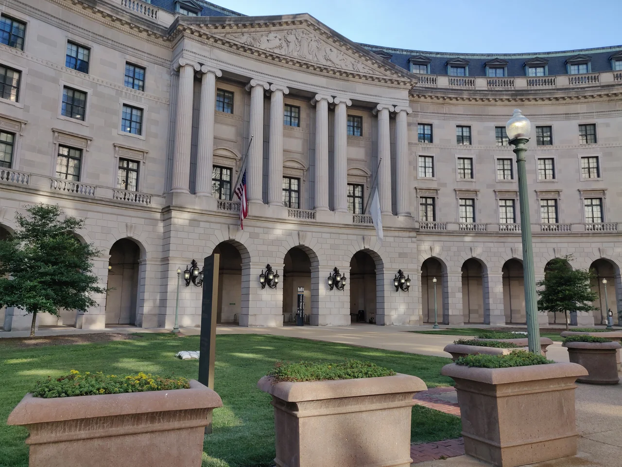 William Jefferson Clinton Building in the Federal Triangle area, Washington, D.C.