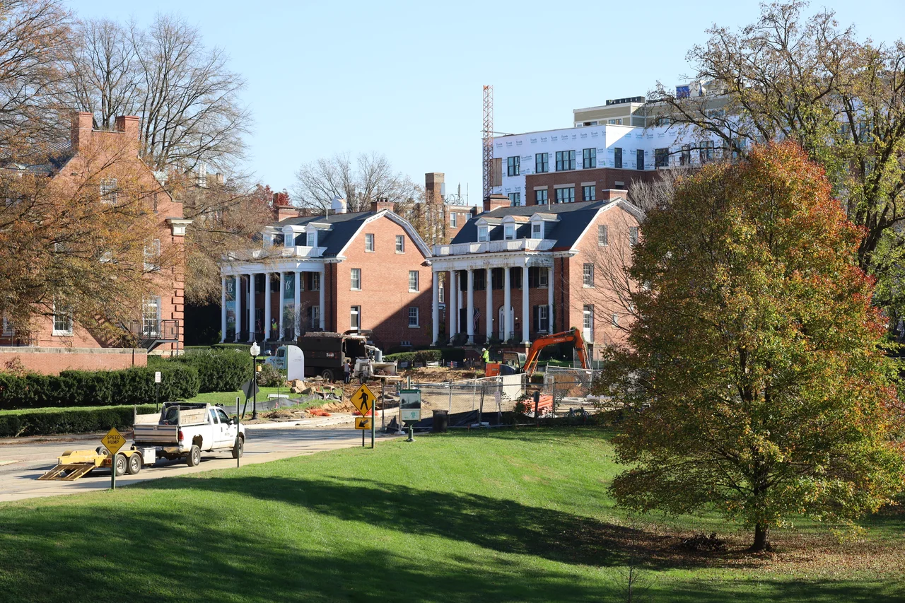 Buildings 8 and 9 of former Walter Reed Army Medical Center in 2020