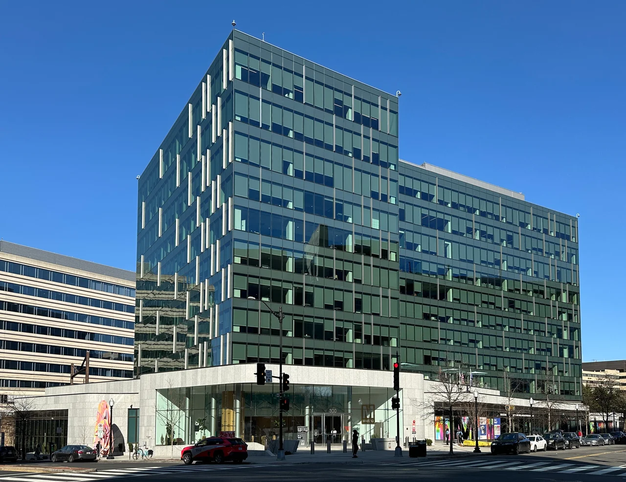 Headquarters of the Washington Metropolitan Area Transit Authority (WMATA) is located at 300 7th Street SW in Washington, D.C.