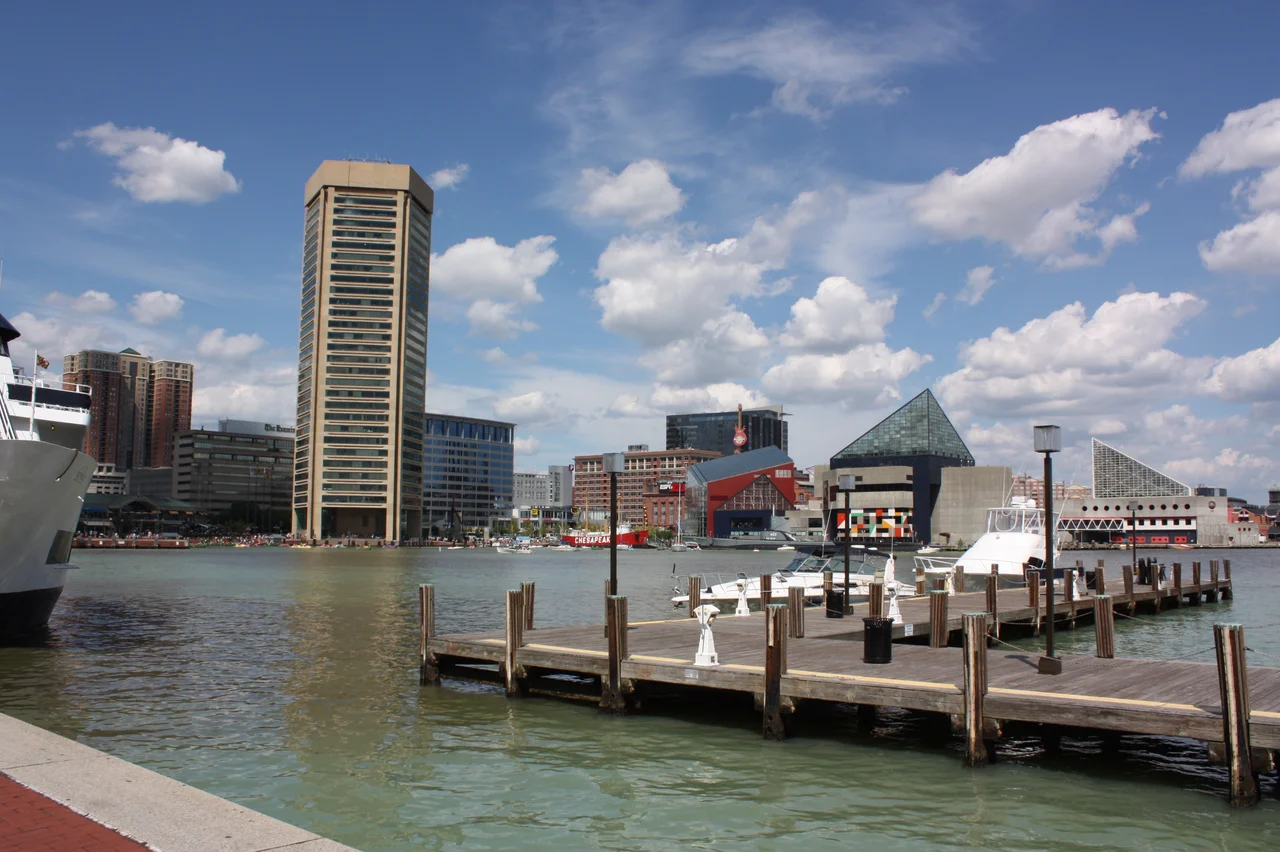 The Inner Harbour in Baltimore, Maryland
