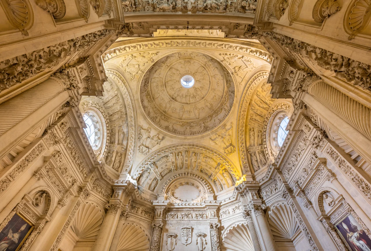 The Cathedral of Saint Mary of the See in Seville, Spain