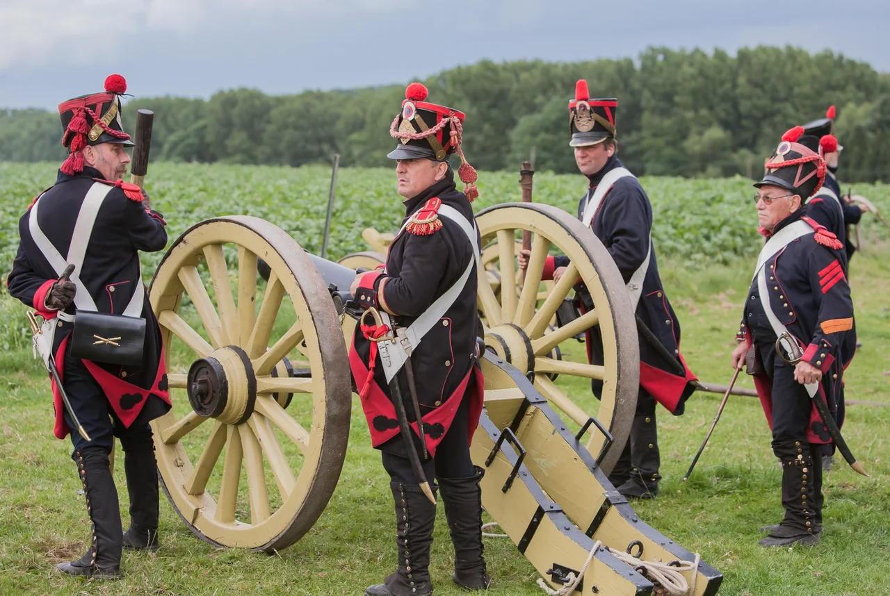 Battle of Waterloo reenactment