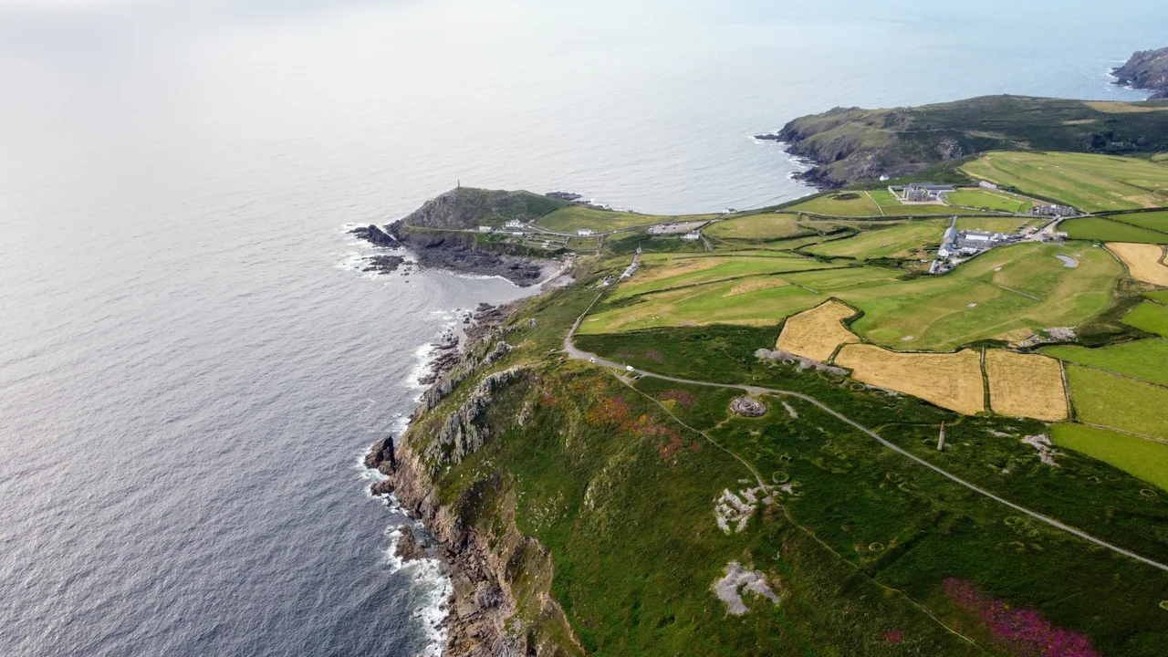 Cape Cornwall from air