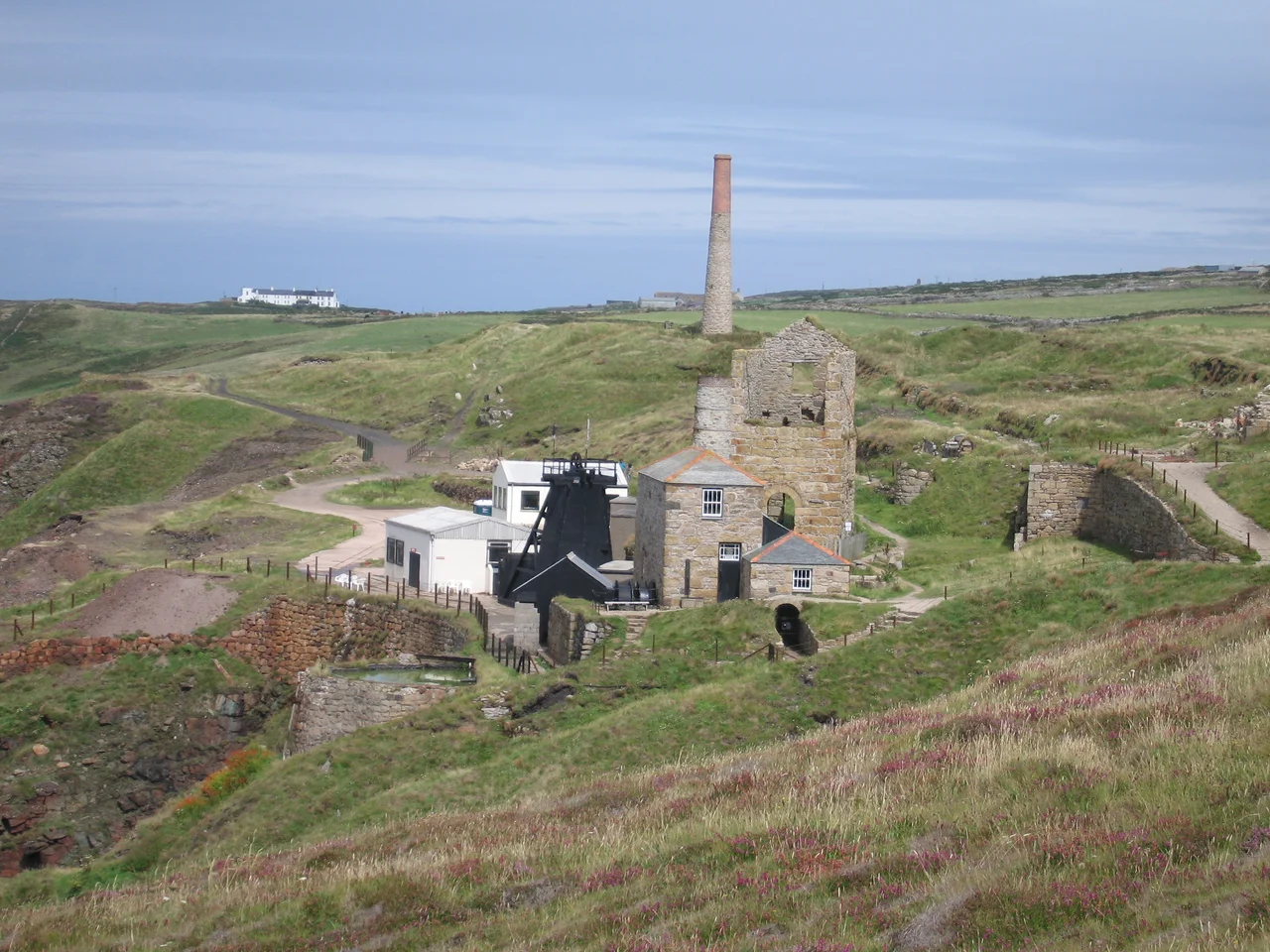 The Levant Mine is an old tin and copper mine that was worked for more than 200 years. It was closed  on October, 1930, and reached approximately 700 meters below sea level.