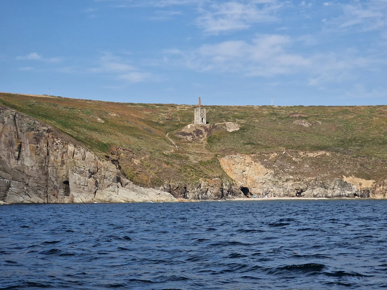 Rinsey Mine from sea