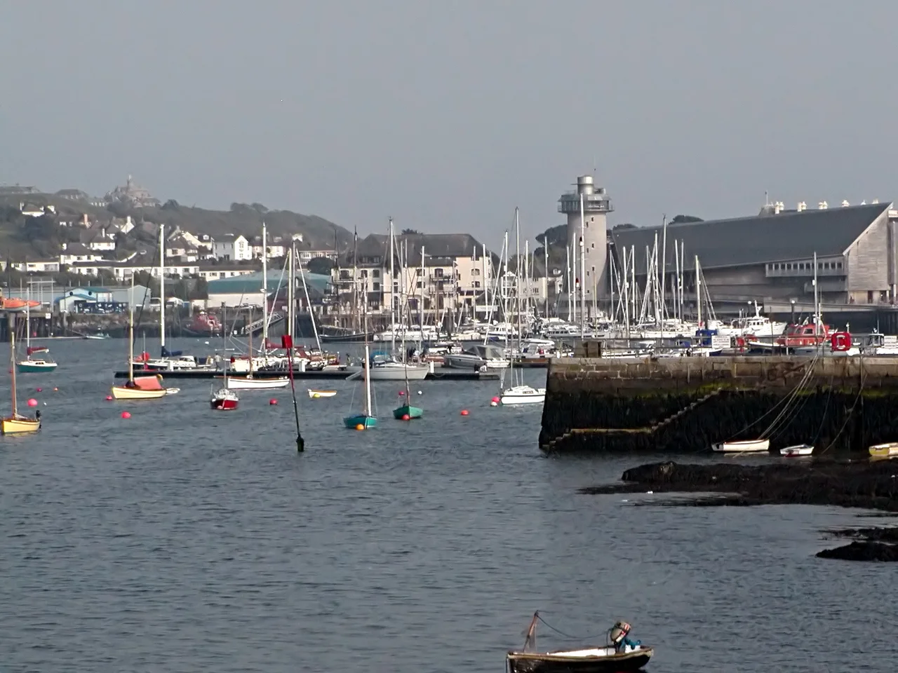 Falmouth, Cornwall: Harbour, National Maritime Museum Cornwall and Pendennis Castle