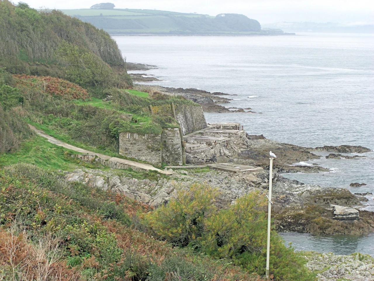Pendennis Castle keep near Falmouth in Cornwall, taken from the south.