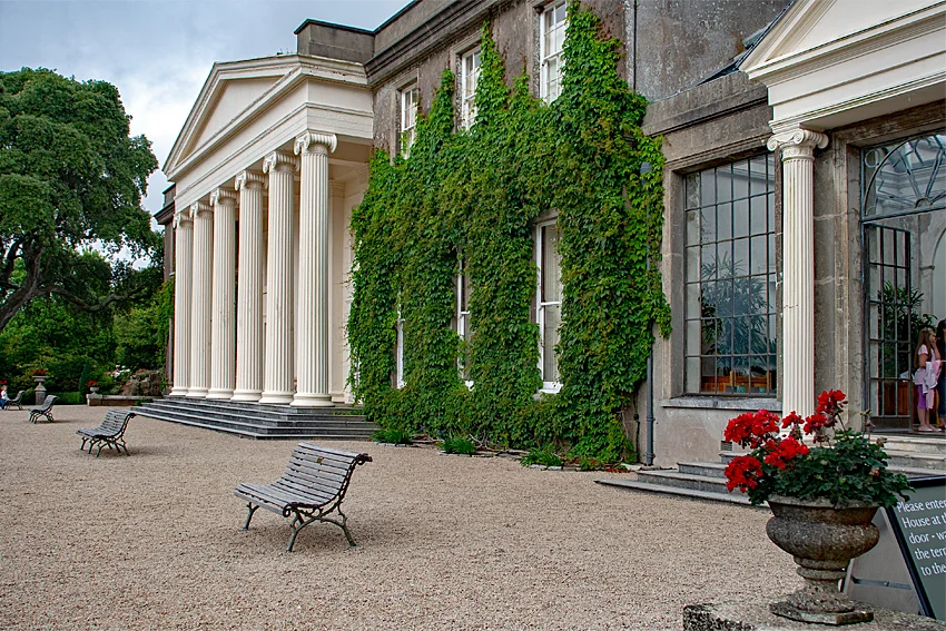 Trelissick house garden front