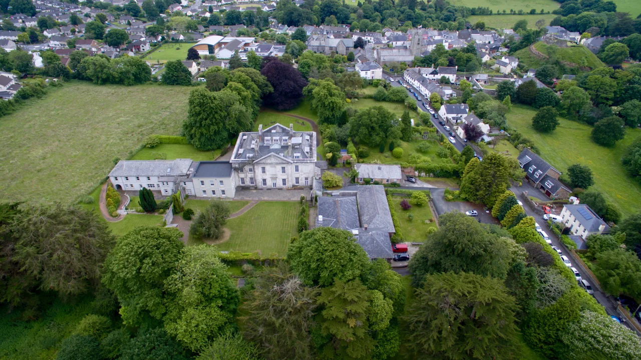 The Plympton House Estate in Plympton St Maurice near Plymouth in South Devon, UK