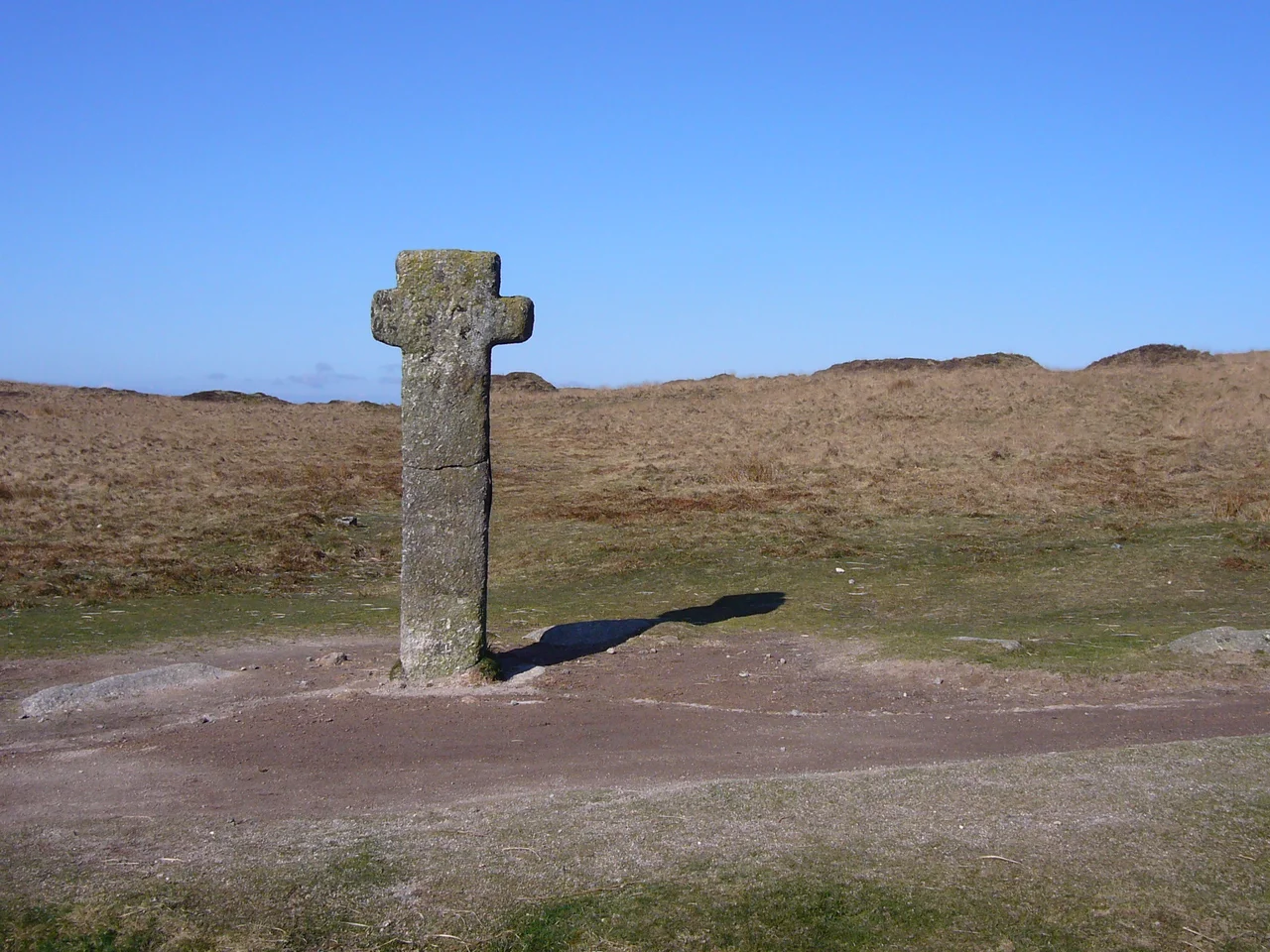 This cross is known as both Nun's Cross (possibly from the Cornu-Celtic Nans meaning valley or ravine) &amp; Siward's Cross (possibly in connection with Siward, Earl of Nothumberland at the time of Edward the Confessor).  It may well be late Saxon or early medieval in origin.  It may well have been used as a marker for the track from the monastery at Buckfast to the monastery at Tavistock.  It is close to Nun's Cross Farm on South Dartmoor.