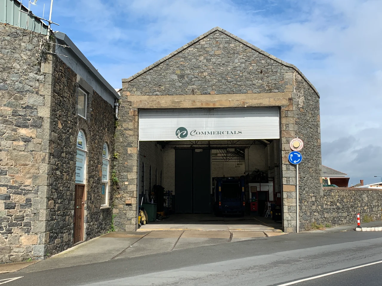 The remains of the Guernsey Railway depot