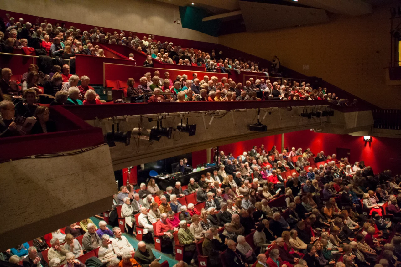The Weymouth Pavilion auditorium during a performance from the Bournemouth Symphony Orchestra in January 2015.