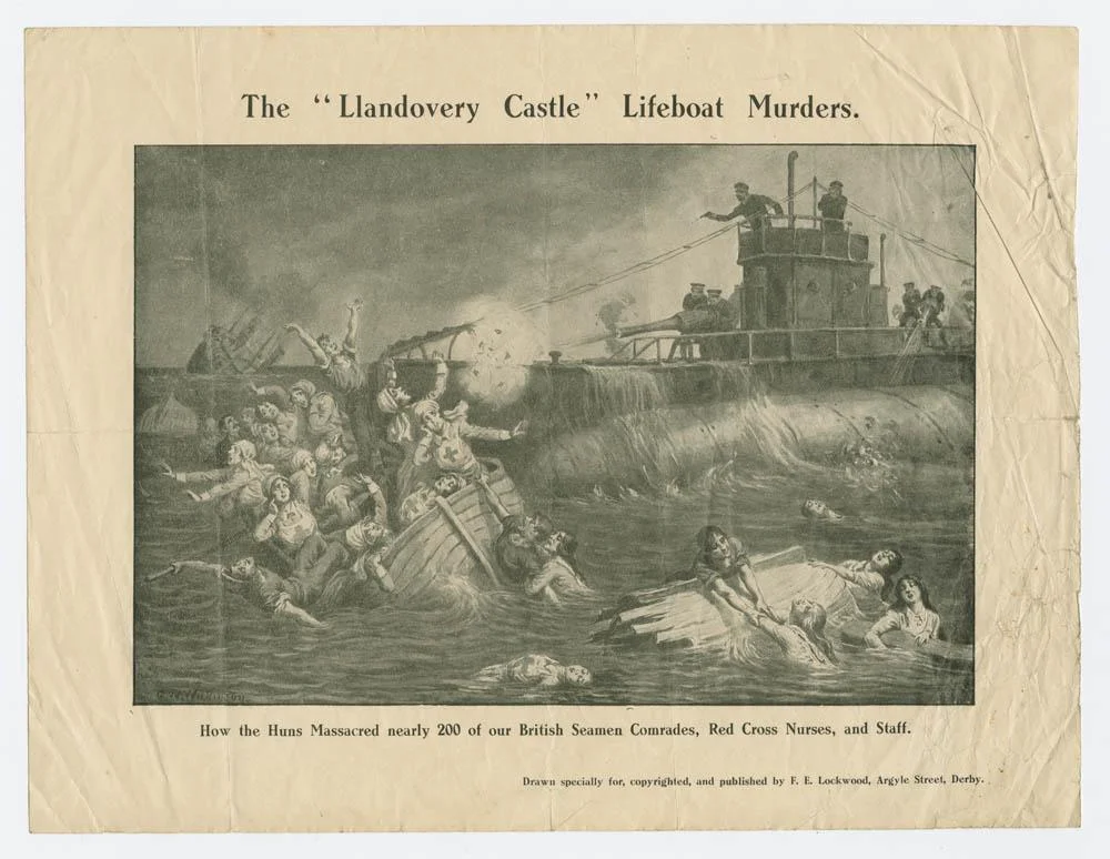 Llandovery Castle by Wilkinson, G.W., print (art), 27 June 1918