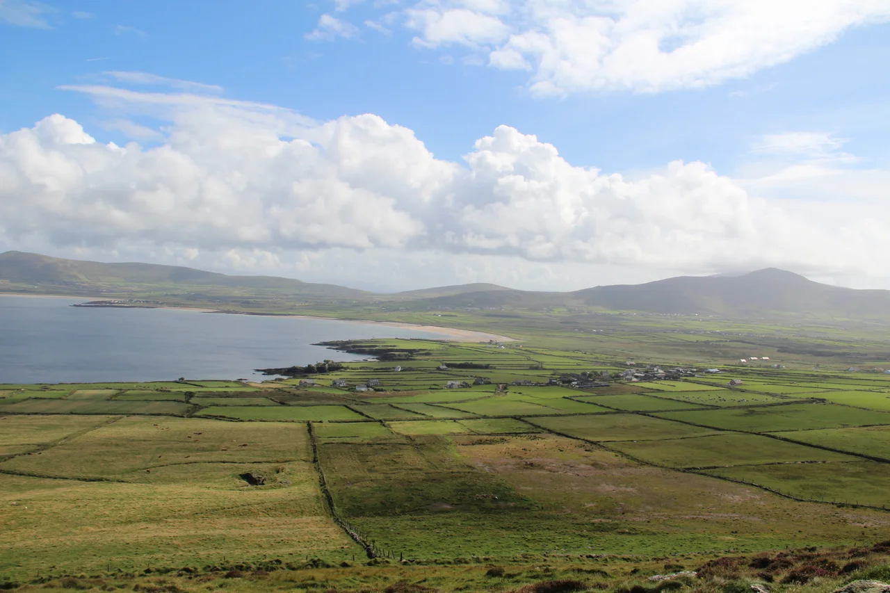 View over Ard na Caithne (with the bay in the background)