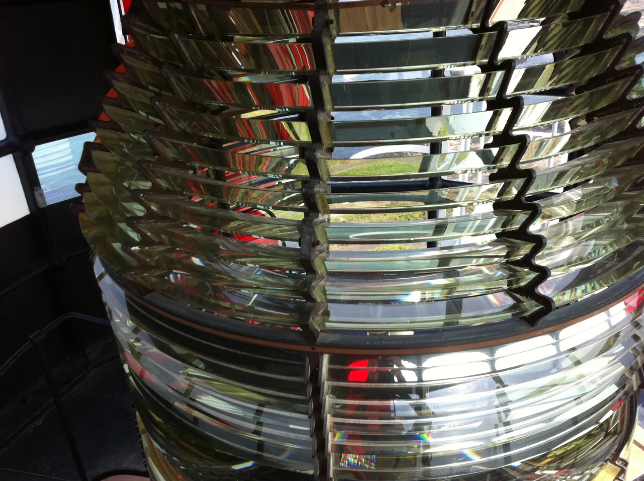 The second order Fresnel lens in Roche's Point Lighthouse