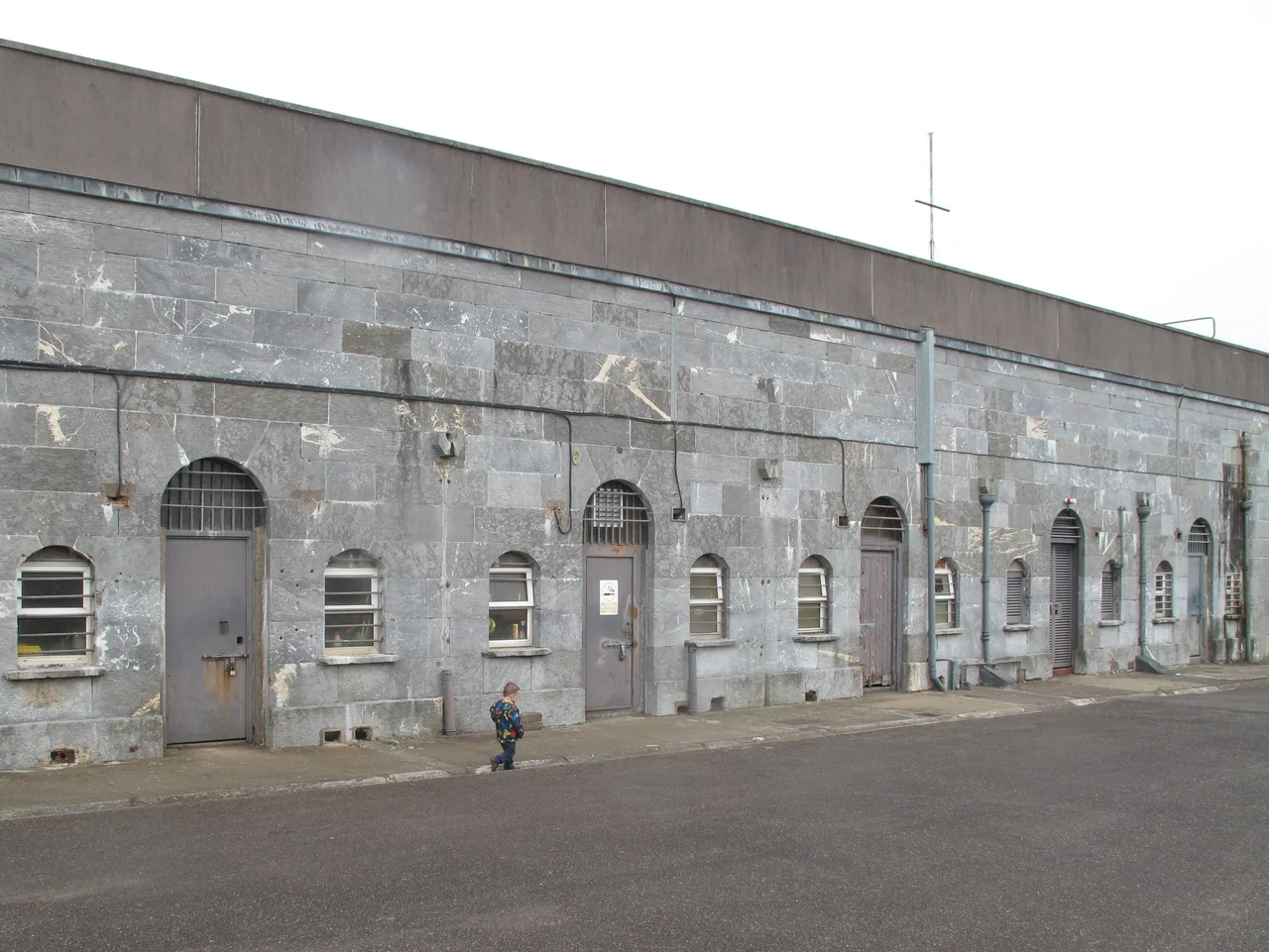 Spike Island, County Cork. Prison block within Fort Mitchel