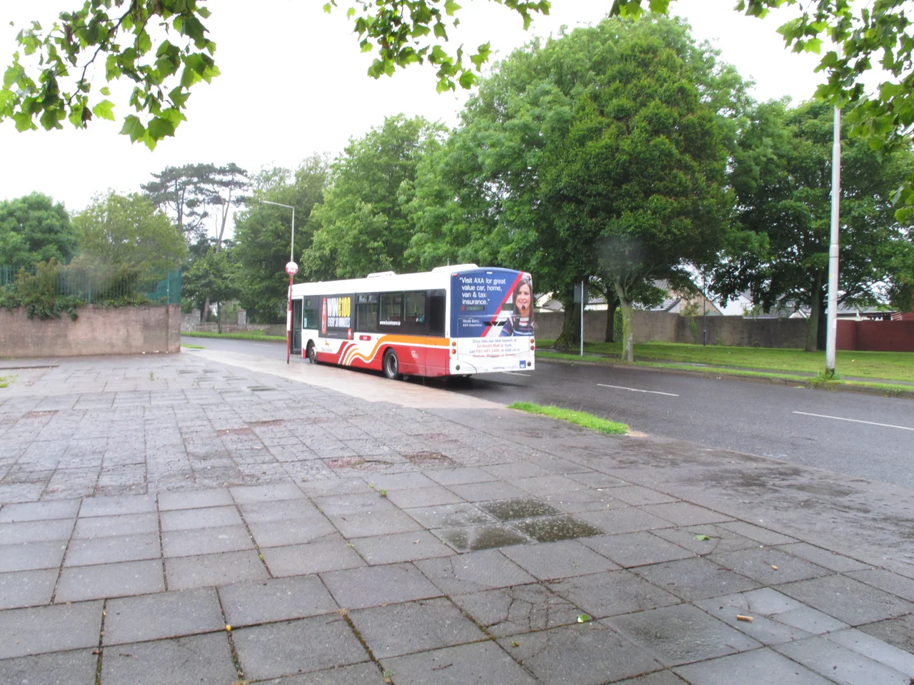 Bus stand in Mahon, Cork
