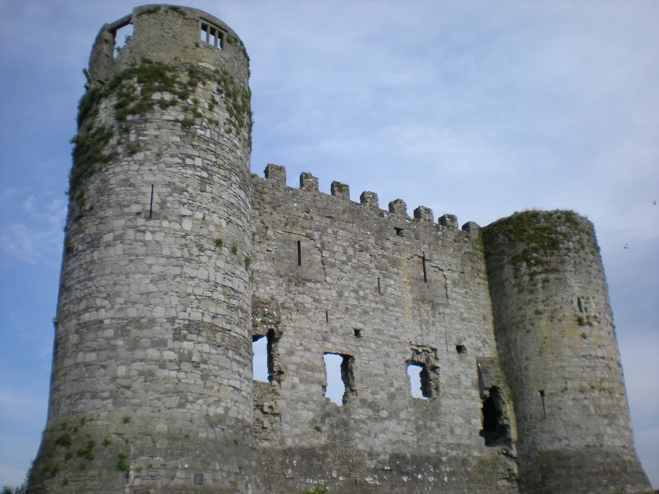 Carlow Castle, located at Carlow, County Carlow, Republic of Ireland.