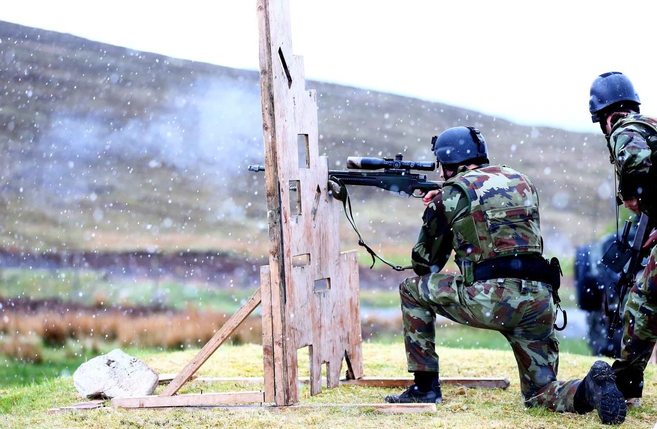 Irish Army Ranger Wing (ARW) sniper course in the Glen of Imaal.