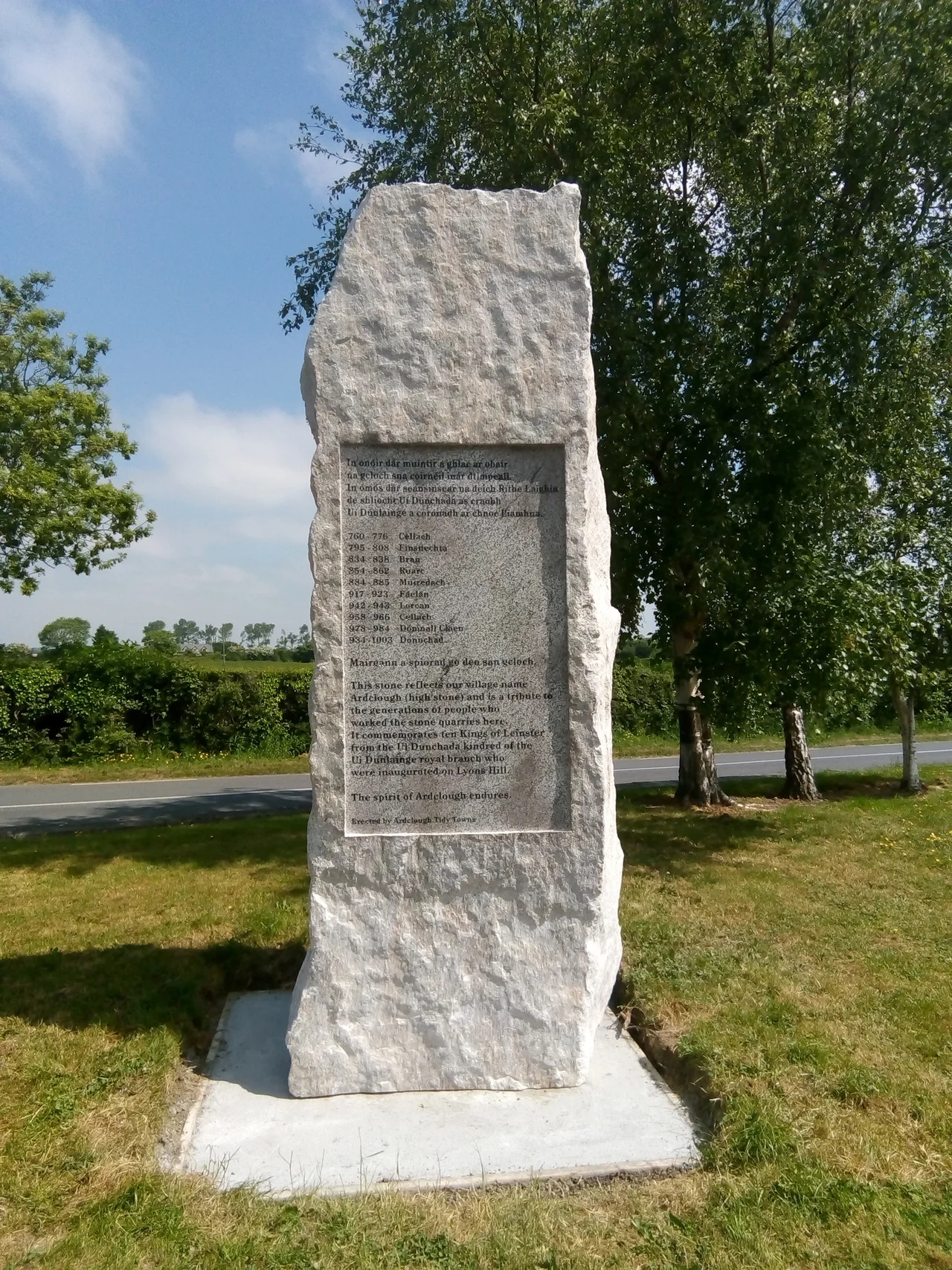 Ardclough memorial