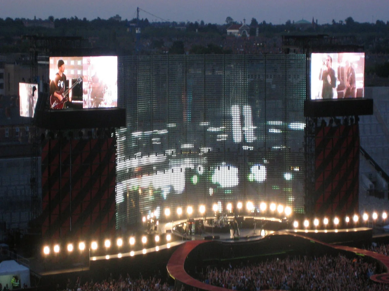 U2 at Croke Park, Dublin in 2005