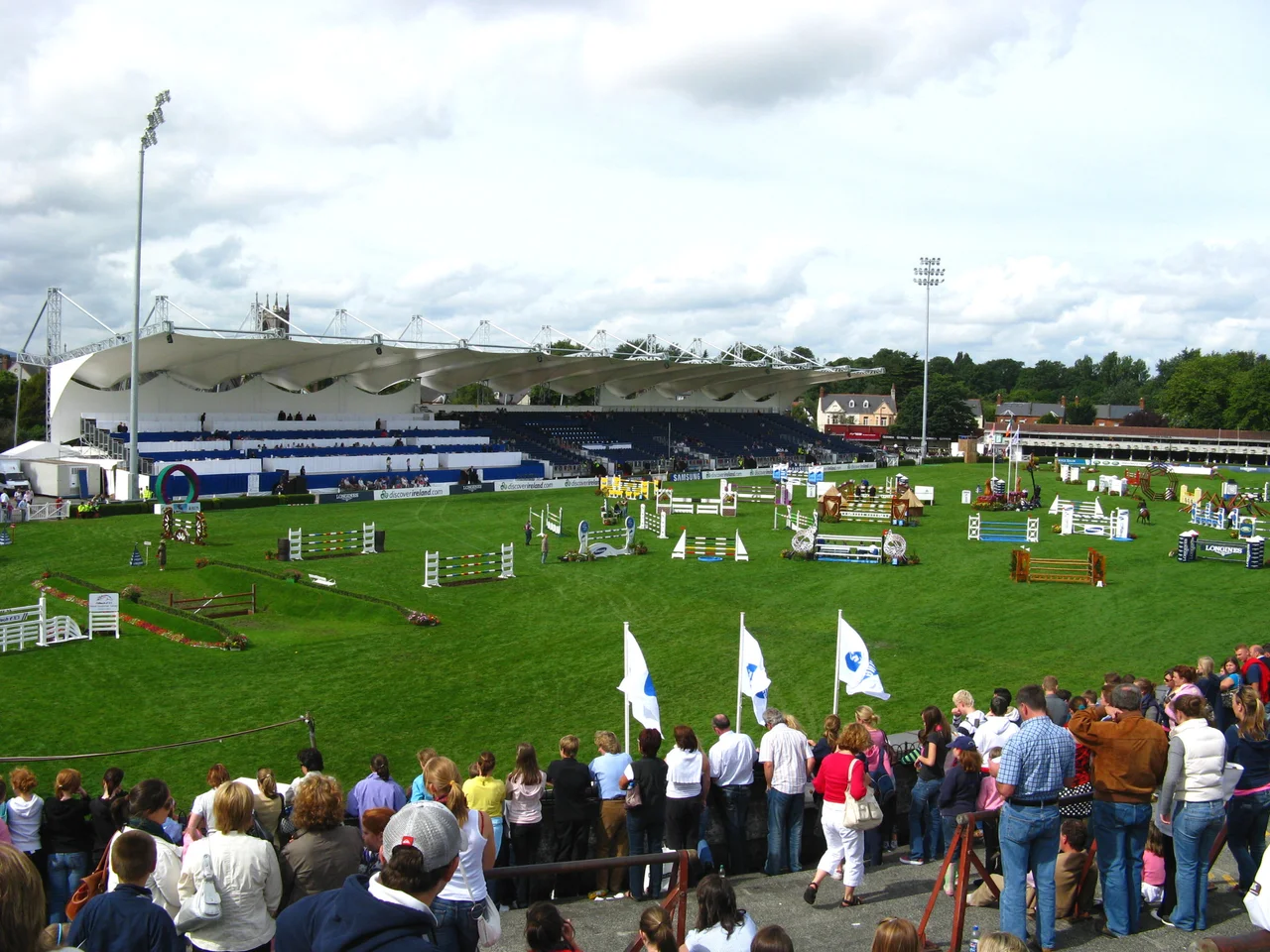 RDS Dublin Horse Show main arena - adjusted with Paint Shop Pro 9.0