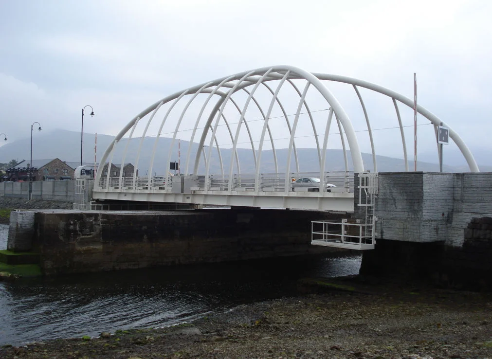 The new (third) Michael Davitt Bridge over the Achill Sound