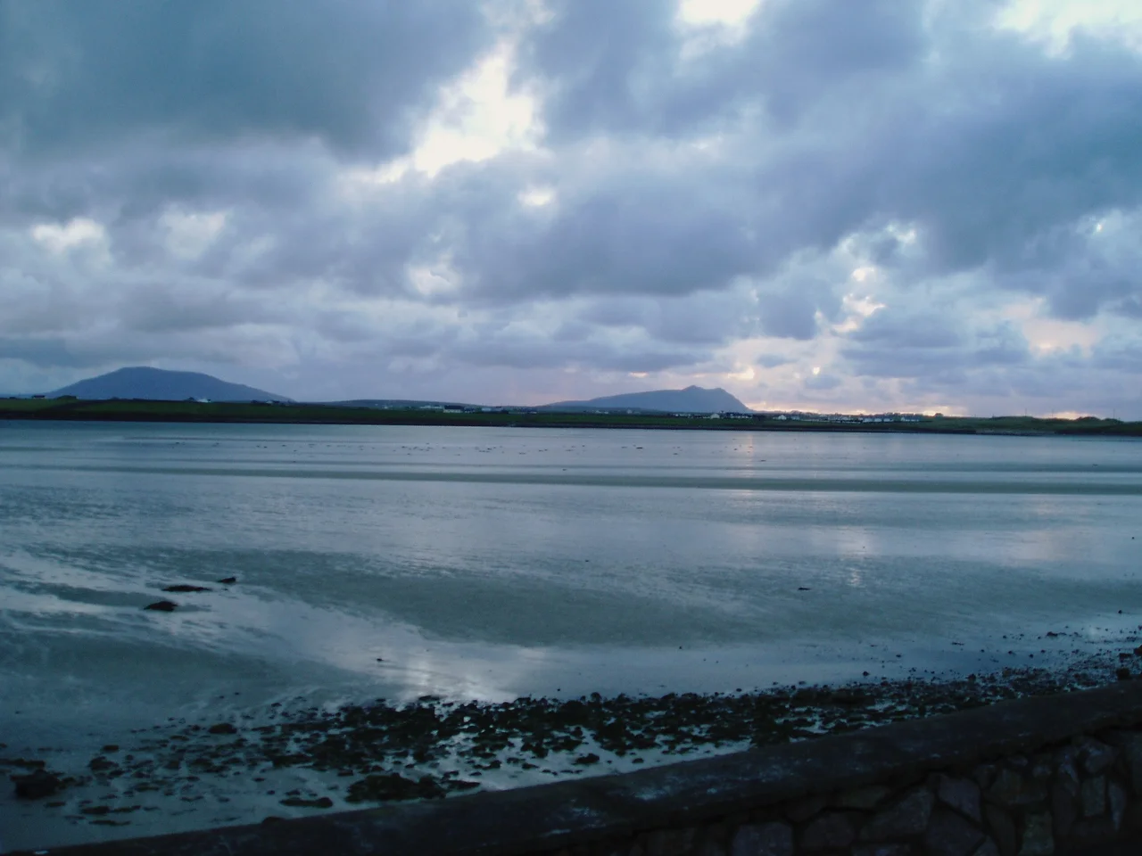 A view of Elly bay in winter. Elly bay is located on the Erris peninsula near Belmullet town.