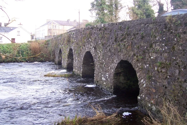 12th Century bridge over the River Boyle near Boyle Abbey, County Roscommon, Ireland