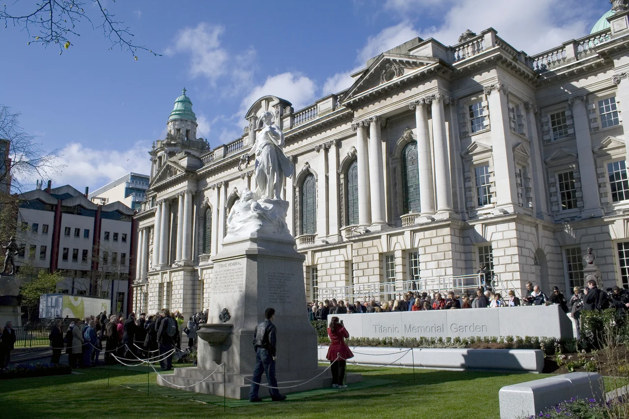 Opening of the Titanic Memorial Garden, Belfast
