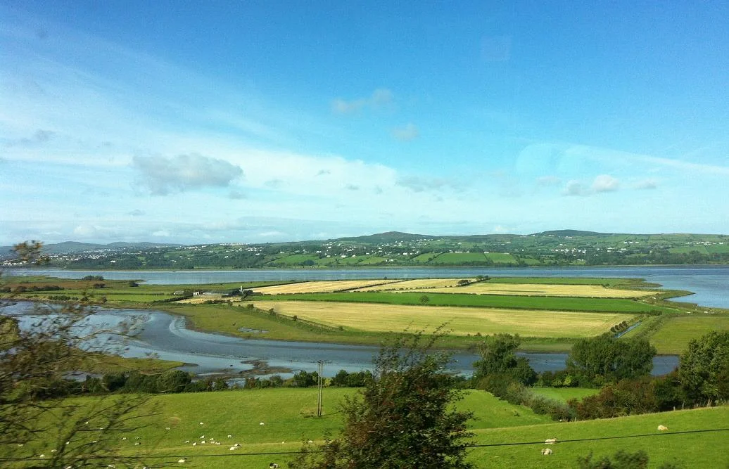 A view of the mouth of River Swilly at Lough Swilly, Letterkenny, Co Donegal