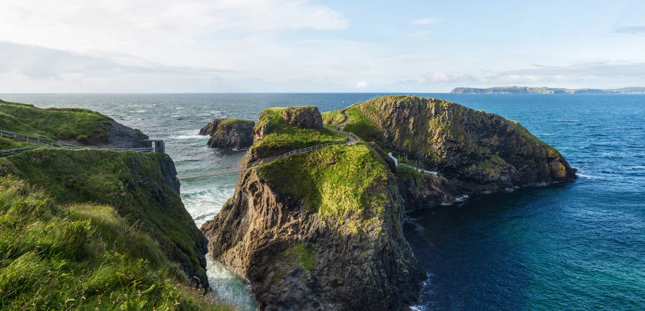 Carrick-a-Rede island and bridge in Northern Ireland